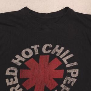 Red Hot Chilli Peppers Band Graphic Short Sleeve T Shirt Womens Size S Black